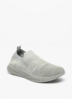 Buy Women's Mesh Detail Slip-On Sports Shoes in UAE