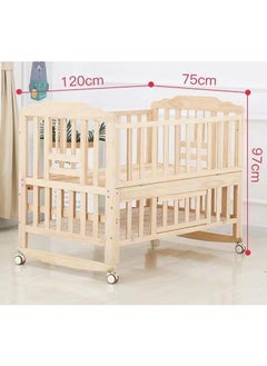 اشتري Wooden Baby Cot with Wardrobe في السعودية