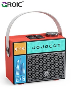 Buy Retro Bluetooth Speaker, Portable Magic Cube Bluetooth Speaker with Clear Sound, Cute Wireless Speaker, Cyberpunk Accessories Decor for Office Room, Unique Gifts for Men, Cool Stuff for Teens in UAE