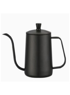 Buy Hand Drip Gooseneck Teapot Black 600ml in Saudi Arabia