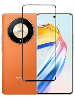 اشتري واقي شاشة لهاتف Honor X9b، واقي شاشة من الزجاج المقسى، حماية فائقة الدقة، مقاوم للخدش، بدون فقاعات، صلابة 9H، طبقة تغطية كاملة باللون الأسود في مصر