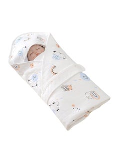 Buy Baby Swaddle Wrap Baby Sleeping Bag Newborn Swaddle Blanket Wrap Breathable Cotton Swaddlers Sleep Sack For Babies 0-12 Months in Saudi Arabia
