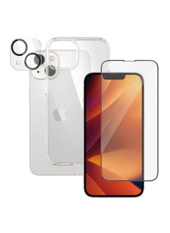 اشتري Bundle Of Screen Protector With  Case And Cover For iPhone 14 Clear في السعودية