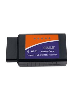 Buy Wireless WiFi OBD2 Scanner Adapter,  Wireless OBD2 Auto Car Scanner Adapter,Auto Diagnostic Code Reader & Scan Tool for iOS, Android and Windows, Read & Clear Car Check Engine Light for Year 1996 and Newer Vehicles in Saudi Arabia