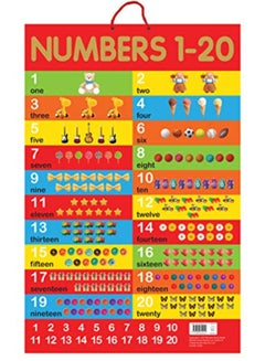 Buy Numbers 1-20 - Early Learning Educational Posters For Children: Perfect For Kindergarten, Nursery an in UAE