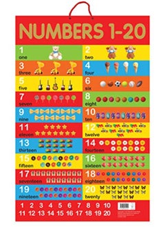 اشتري Numbers 1-20 - Early Learning Educational Posters For Children: Perfect For Kindergarten, Nursery an في الامارات