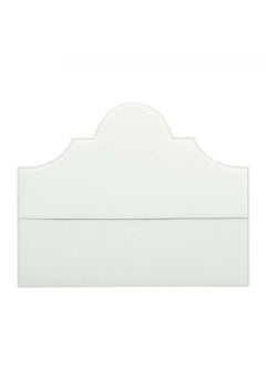 Buy H112 | Velvet headboard - White in Saudi Arabia