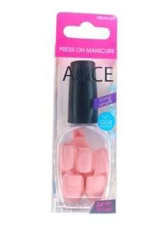 Buy PRESS ON MANICURE NO GLUE NEEDED NAILS 24PCS CEMON in Egypt