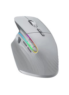 Buy Multi-Device Wireless Mouse Bluetooth 5.0 & 3.0 Mouse 2.4G Wireless Portable Optical Mouse Ergonomic Right Hand Computer Mice (Grey) in UAE