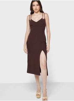 Buy Side Split Strappy Dress in UAE