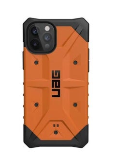 Buy Rugged Lightweight Slim Shockproof Pathfinder Protective Cover Designed for iPhone 12 Pro Max Orange in UAE