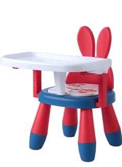 Buy Portable Baby Dinner Chair, Baby Feeding Seat With Dining Tray, Booster Feeding Seat for Baby (Red) in Saudi Arabia