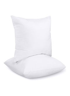 Buy Somer Field - Super Soft Bedding Cushion, Cushion Stuffer Inserts, Hollow Siliconised Fibre Square Pillows - White - Best Buy (45x45 cm) in UAE