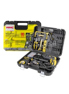 Buy WMC Hammer Drill 750 W Drill Bits Case 96 Pieces 0-3000 rpm Includes Drill Set in UAE