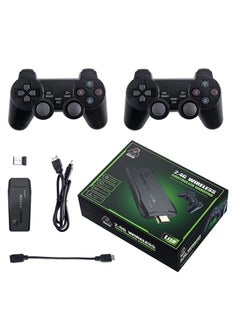 Buy Classic M8 Game Stick 4K Game Console with Two 2.4G Wireless Gamepads Dual Players HDMI Output Built in 3500 Classic Games Compatible with Android TV/PC/Laptop in UAE