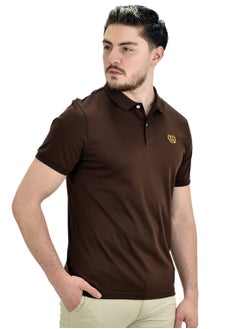 Buy Men's Liquid Touch Polo - Brown in Saudi Arabia