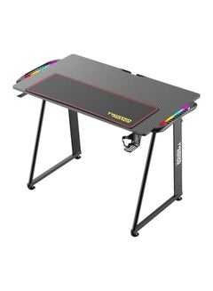 اشتري A Shaped Gaming Desk Carbon Fiber Texture RGB في الامارات