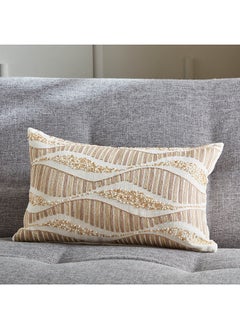 اشتري Petra Embroidered Filled Cushion 50 x 30 cm في الامارات