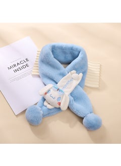 Buy Kids Cartoon Dragon Plush Scarf Winter WarmDog Blue Dog Blue in UAE