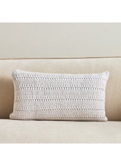 اشتري White Haven Velin Croatia Stripe Filled Cushion 50 x 30 cm في السعودية