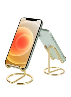 Buy Cell Mobile Phone Stand Holder for Desk Cute Metal Gold Cell Phone Holder for Table Desk Accessories Compatible with All Mobile Phones iPhone Switch iPad in Saudi Arabia