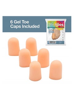 Buy ZENTOES Gel Toe Cap and Protector, Pack of 6 in Saudi Arabia