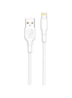 Buy Green Lion PVC Lightning Cable 1.2m 2A - White in UAE