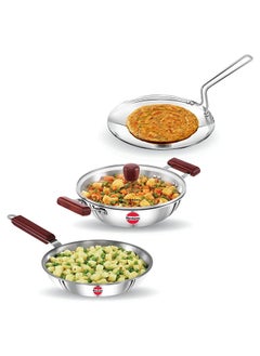 Buy Hawkins Tri-Ply Ss Cookware Set (Sset2) (3) in UAE