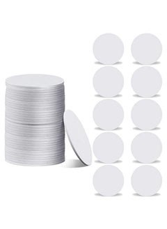 Buy 50 Pieces 215 NFC Card Tag Blank White PVC Card NFC Coin Cards Compatible with Tagmo and NFC Enabled Mobile Phones and Devices Round 25 mm 1 Inch in Saudi Arabia