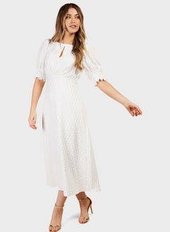 Buy Textured Midi Dress by Vogue Williams in Saudi Arabia