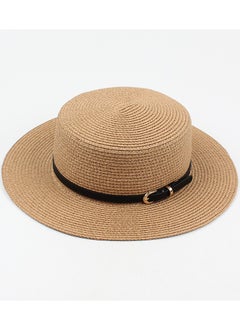 Buy New Fashion Casual Flat Top Sun Protection Hat in UAE