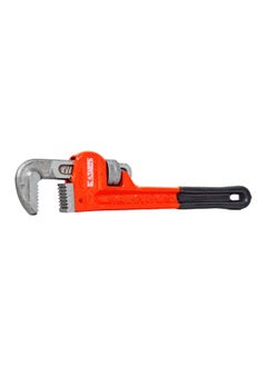 اشتري Heavy-Duty Straight Pipe Wrench, 10 inch Plumbing Color Orange Black, 254 (10 inch) في الامارات