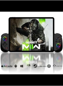 Buy Wireless Controller for iPad/Tablet(10.2"), RGB Hall Effect Joystick with Linear Trigger, Vibration/6-Axis Gyro, Mobile Gaming Controller for iPhone/Android/PC/Switch/PS4/Xbox in UAE