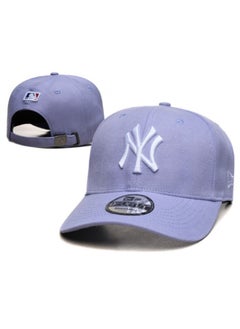 Buy New Era MLB New York Yankees fashion sun hat, mesh hat, outdoor men's and women's sports duckbill hat light purple in UAE