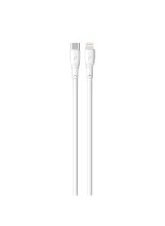 اشتري Pawa PVC USB-C to Lightning Cable 2.4A 3M - White في الامارات