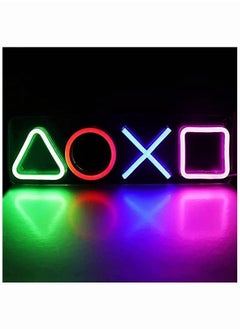 Buy LED Neon Lights for Playstation Light Icon Gaming Signs for Bedroom Wall Decor USB Powered Switch for PS5 Game Living Room Man Cave Gamer Room Decor Aesthetic in UAE