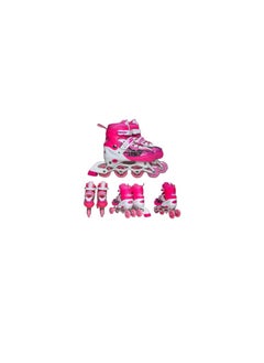 Buy Comfortable Inline Skate with LED Light Front Wheel Converts from Single Wheel to Quad Wheel for Outdoor and Indoor Use for Beginners, Kids, Teens in Egypt