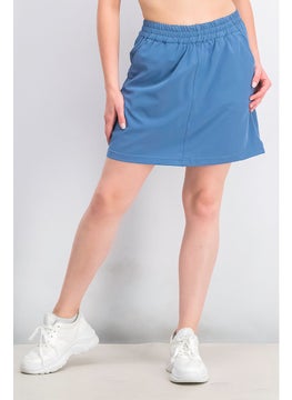 اشتري Women Pull On Solid Basic Skort With Hidden Short, Storm في السعودية