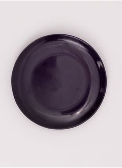 Buy Bright Designs Melamine Dinner Plate  Set of 6  (D 22cm)Black with stoned -Purple in Egypt