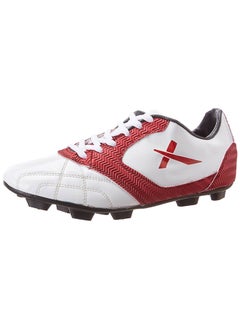 Buy Armour Football Shoe ( White-Maroon, 9 UK) | Soccer | PVC | Cleats and studs in Saudi Arabia