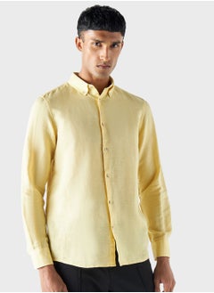 Buy Textured Regular Fit Shirt in UAE