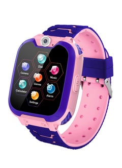 اشتري Kids Smart Watch for Boys and Girls, Kids' Watches with Games, 1.54-inch HD Touch Screen Smartwatch for Children with SOS Call Camera Music Player Game Alarm (Pink) في السعودية