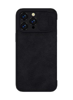 Buy Nillkin Qin Pro Leather Case Apple iPhone14 Pro 6.1 2022-Black in UAE