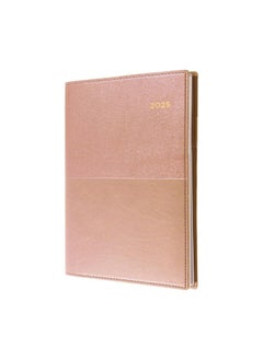 Buy Collins Valour 2025 Planner - A5 Day to a Page Diary (with Appointments) - Rose Gold - (VAL251.49-25) - Professional Daily Planner with Duo-Textured PU Leather Covers in UAE