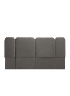 Buy H116 | Velvet headboard - Dark Grey in Saudi Arabia