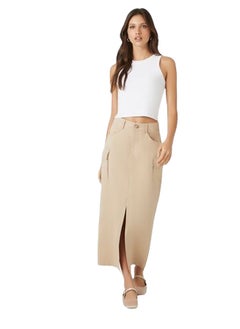 Buy Twill Cargo Maxi Skirt in Egypt