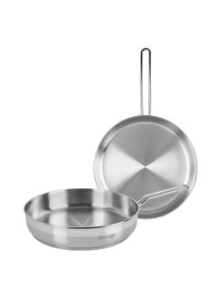 Buy Prestige S/Steel Frypan 22Cm+26Cm Twin Pack Set in UAE