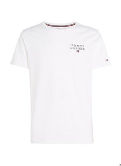 Buy Men's Original Logo Lounge T-Shirt, White in Saudi Arabia