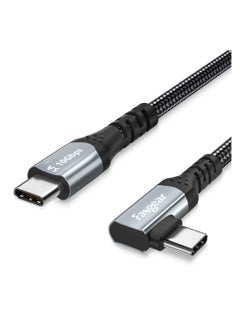 Buy Usb C to Type C 3.1 Gen 2 Cable 10ft 10gbps 5a 100w Pd for Link Vr Headset Pc Gaming and Docking Stations Black in Saudi Arabia