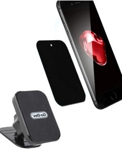 Buy Black magnetic car holder for smartphones in Saudi Arabia